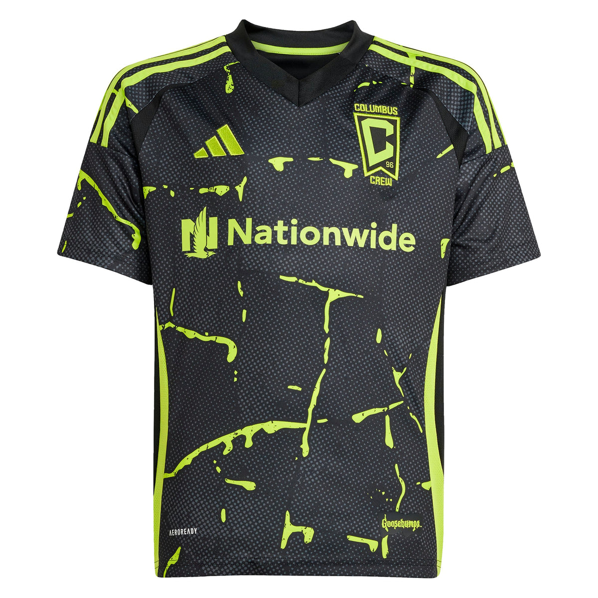 Youth Columbus Crew Steven Moreira Black 2025 The Goosebumps Kit Replica Jersey