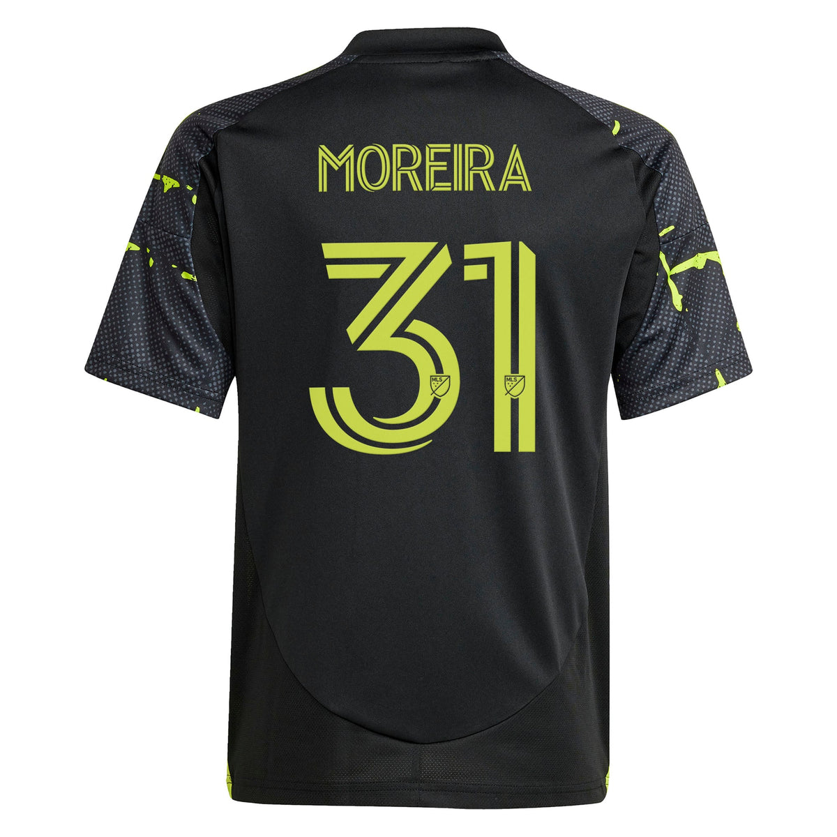 Youth Columbus Crew Steven Moreira Black 2025 The Goosebumps Kit Replica Jersey