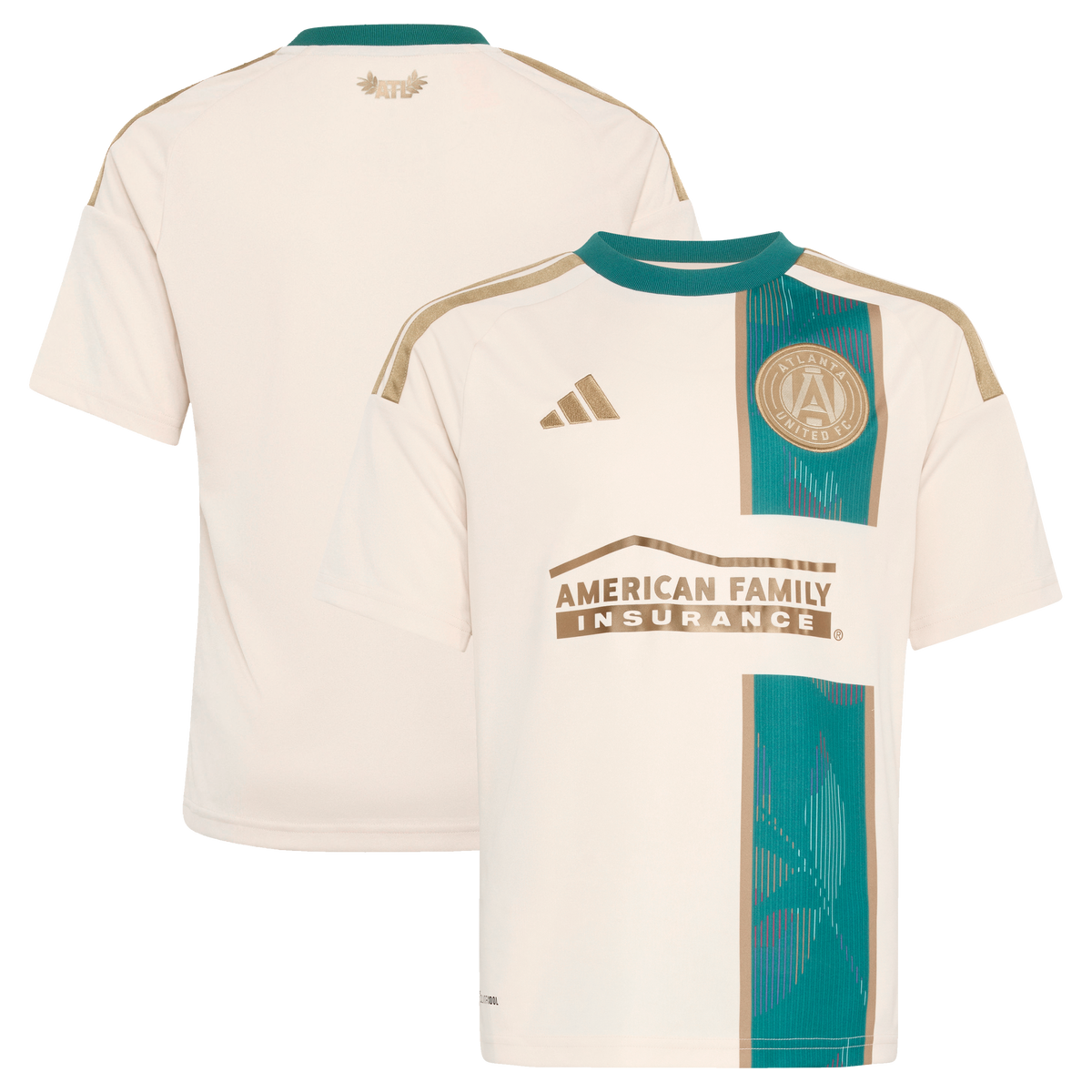 Youth Atlanta United FC Tan 2026 Spirit of ‘96 Replica Jersey