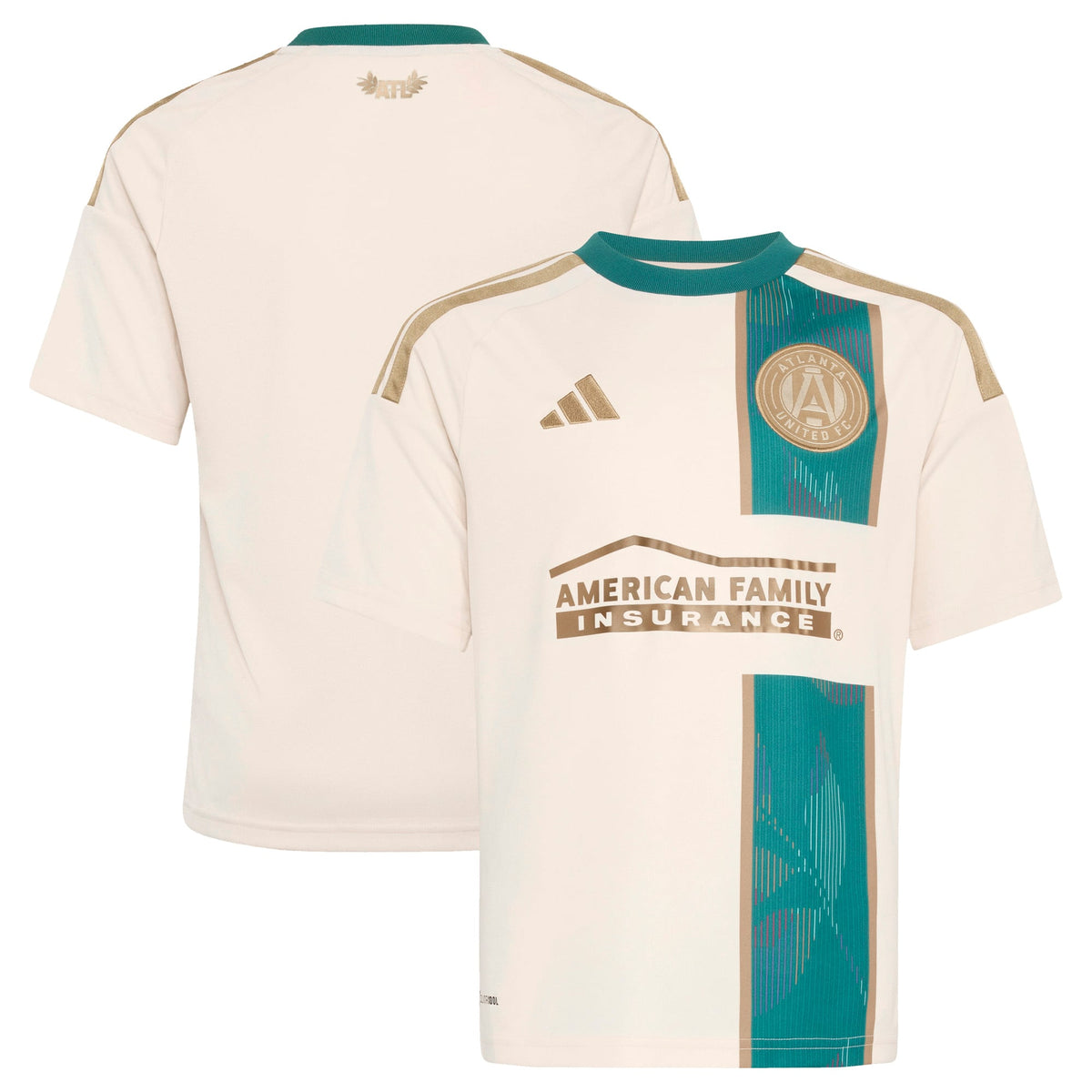 Youth Atlanta United FC Tan 2026 Spirit of ‘96 Replica Jersey