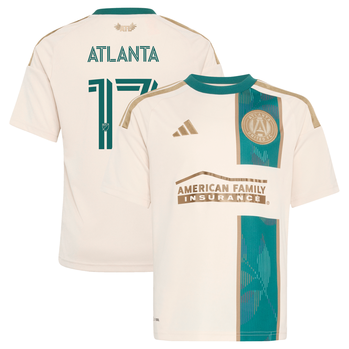 Youth Atlanta United FC Tan 2026 Spirit of '96 Replica Jersey