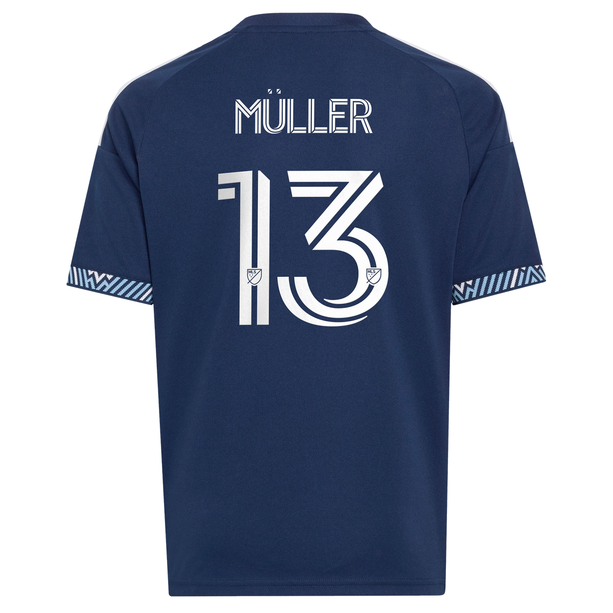 Youth Vancouver Whitecaps FC Thomas Müller Blue 2026 The Coastal Jersey Replica Jersey