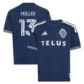 Youth Vancouver Whitecaps FC Thomas Müller Blue 2026 The Coastal Jersey Replica Jersey