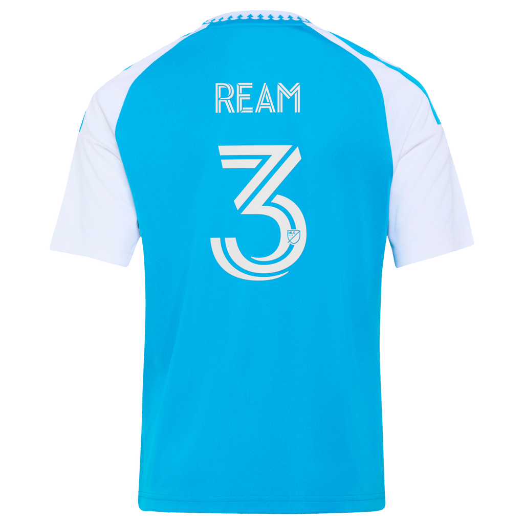 Youth Charlotte FC Tim Ream Blue 2026 Carolina Kit: Crowns Up Replica Jersey