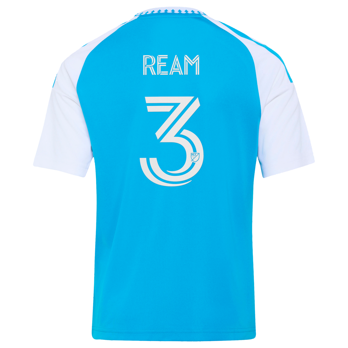 Youth Charlotte FC Tim Ream Blue 2026 Carolina Kit: Crowns Up Replica Jersey