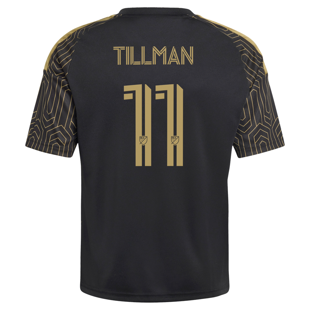 Youth LAFC Timothy Tillman Black 2026 Primary Kit Replica Jersey