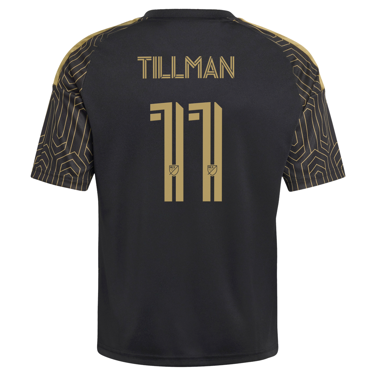 Youth LAFC Timothy Tillman Black 2026 Primary Kit Replica Jersey