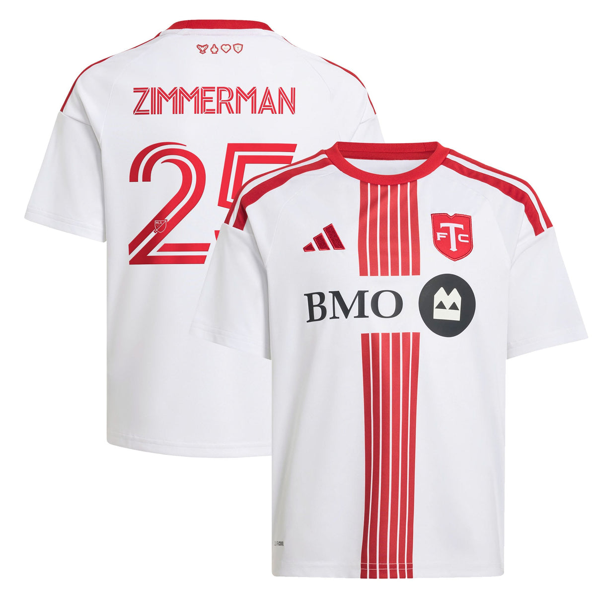 Youth Toronto FC Walker Zimmerman White 2026 Winter Kit Replica Jersey