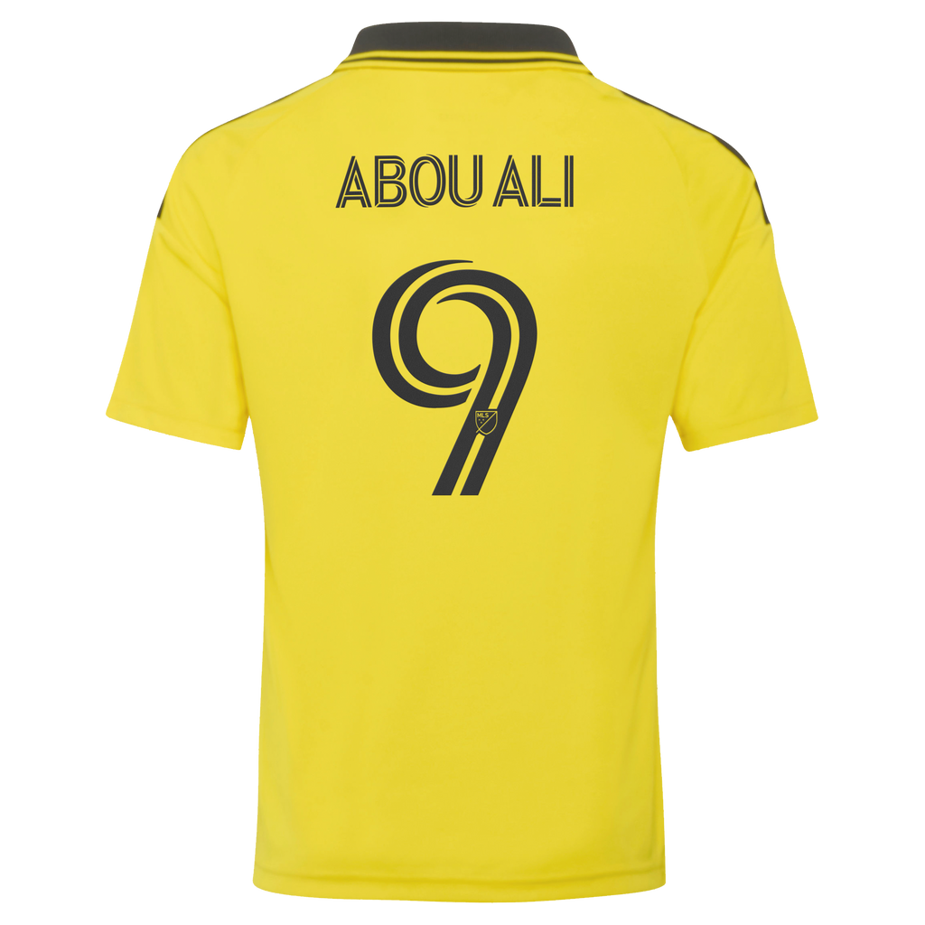 Youth Columbus Crew Wessam Abou Ali Yellow 2026 The Crafted for Excellence Kit Replica Jersey