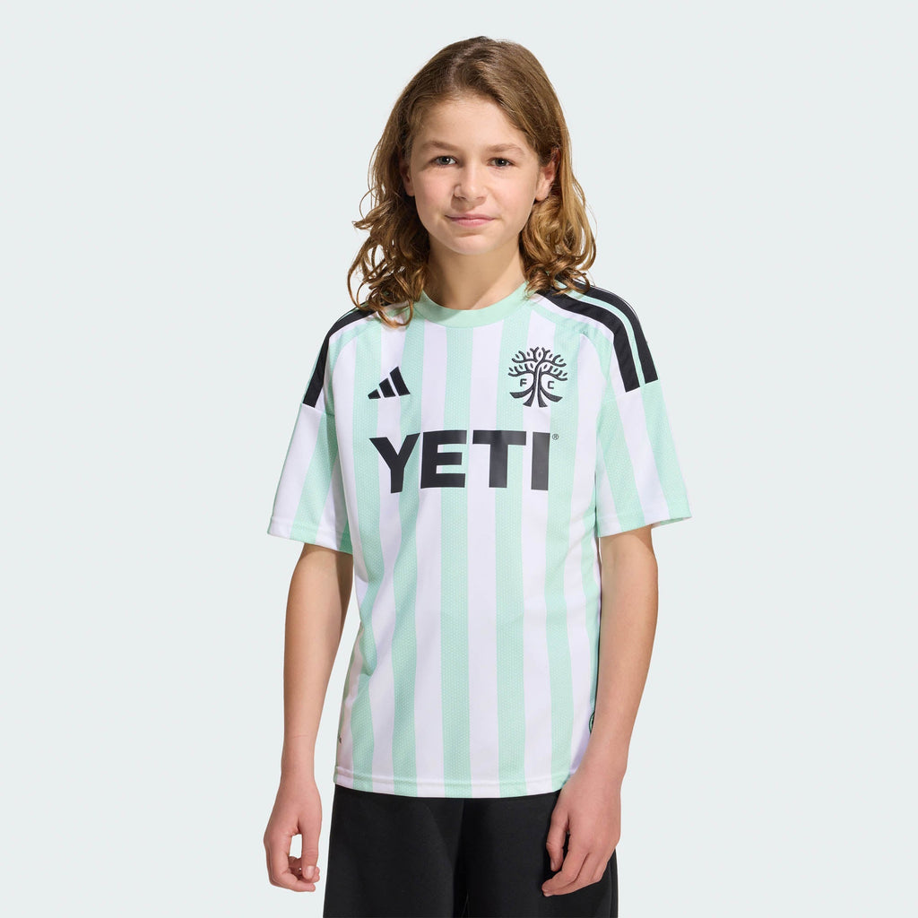 Youth Austin FC White 2026 The Rooted Kit Replica Jersey