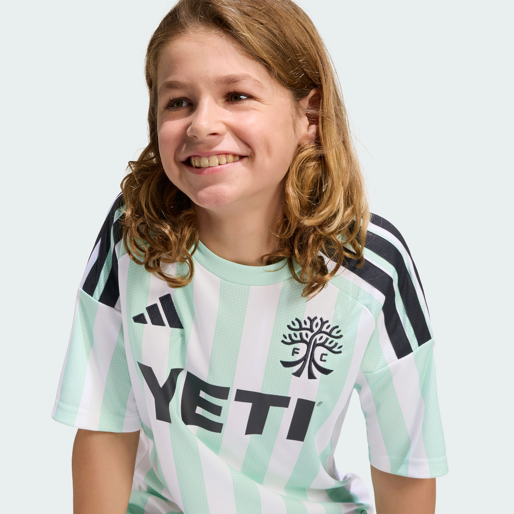 Youth Austin FC White 2026 The Rooted Kit Replica Jersey