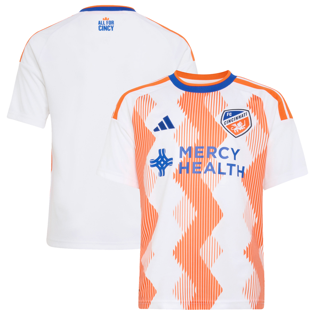 Youth FC Cincinnati White 2026 The Seven Hills Kit Replica Jersey