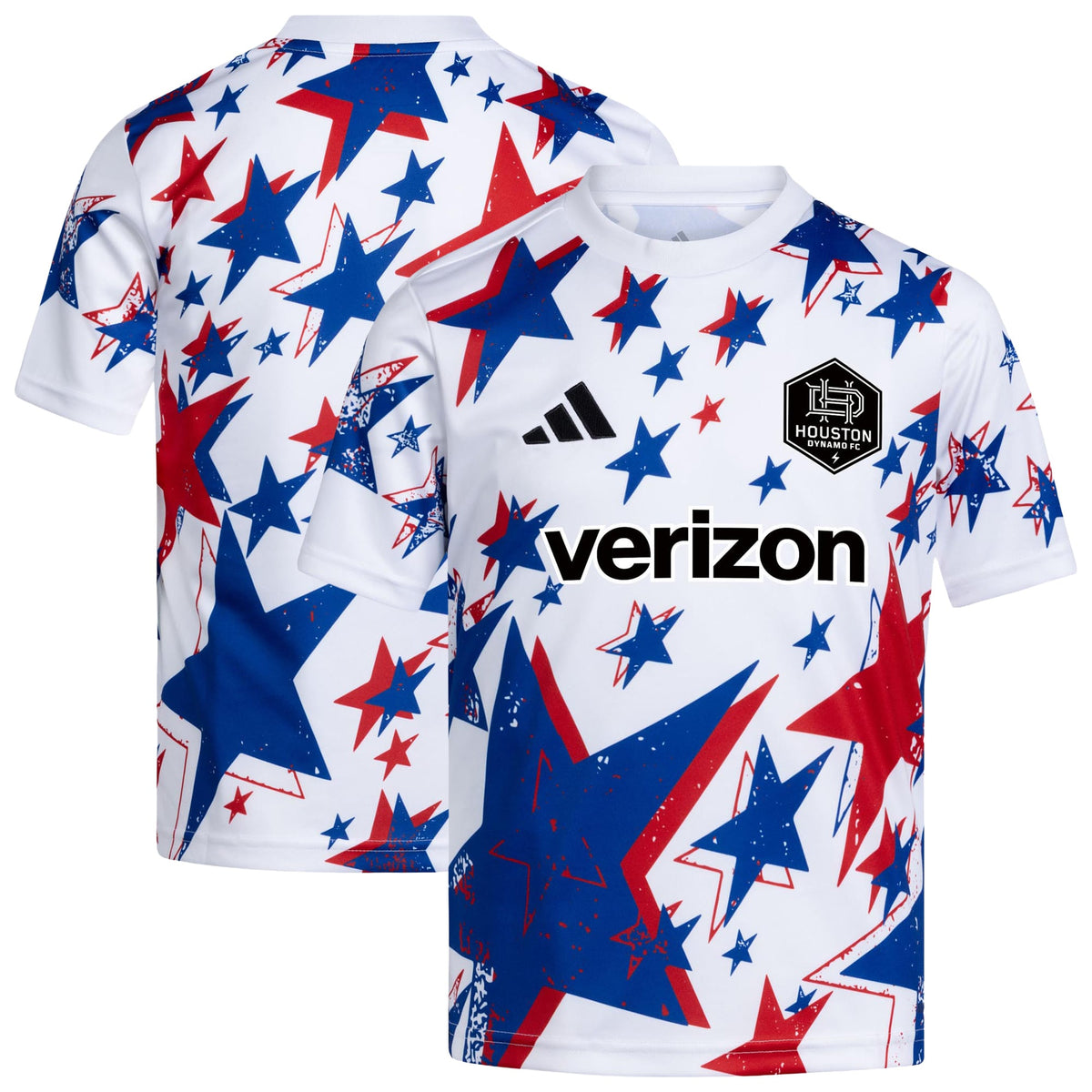 Youth Houston Dynamo FC White 2026 Americana Pre-Match Jersey