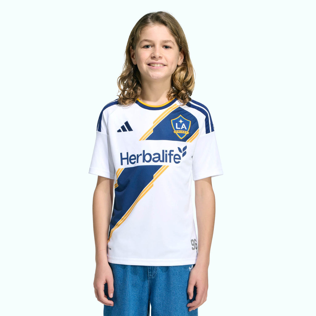 Youth LA Galaxy White 2026 The VeloCITY Kit Replica Jersey