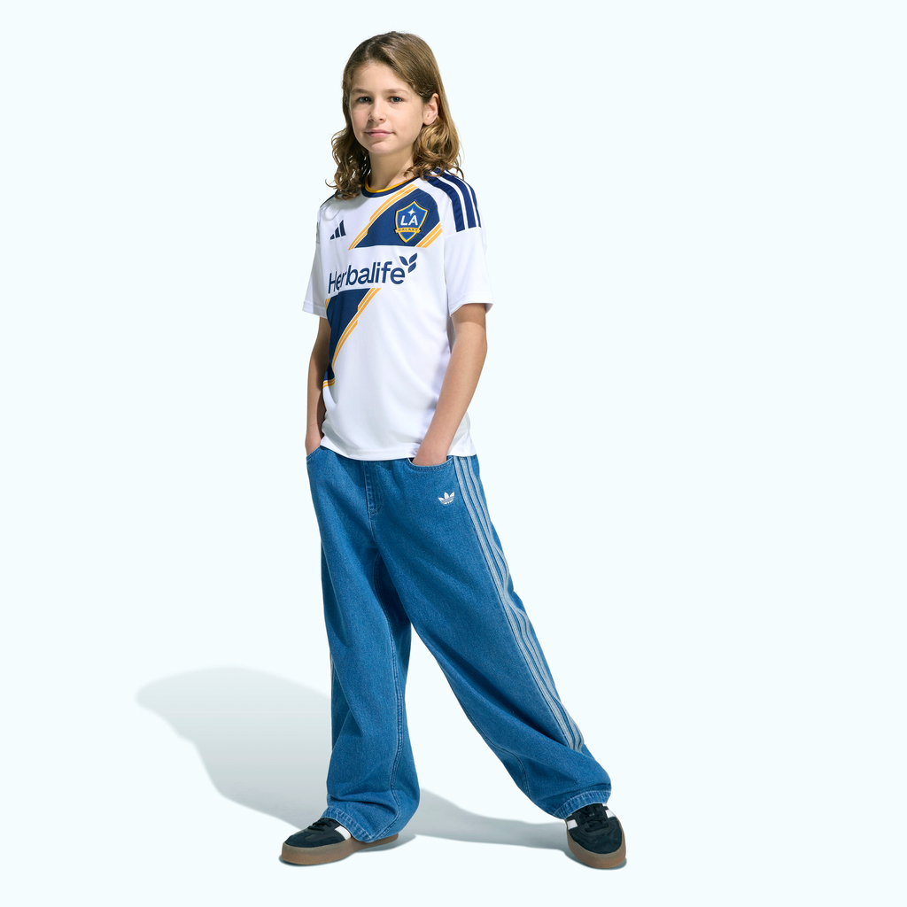 Youth LA Galaxy White 2026 The VeloCITY Kit Replica Jersey