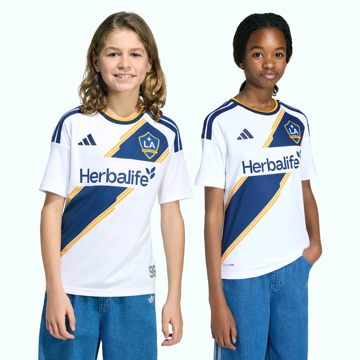 Youth LA Galaxy White 2026 The VeloCITY Kit Replica Jersey
