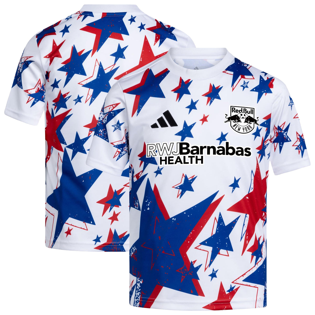Youth New York Red Bulls White 2026 Americana Pre-Match Jersey