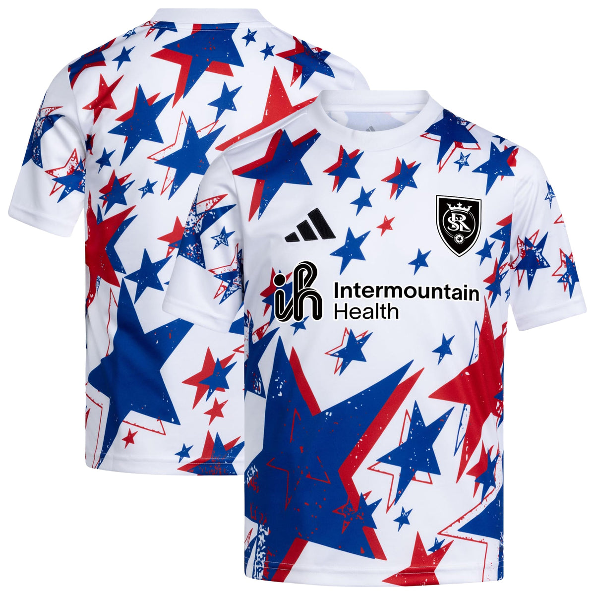 Youth Real Salt Lake White 2026 Americana Pre-Match Jersey