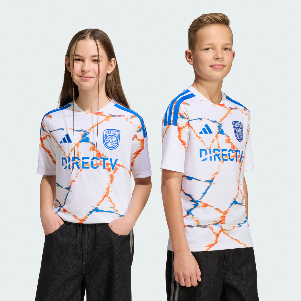 Youth San Diego FC White 2026 Unprecedented Unity Kit Replica Jersey
