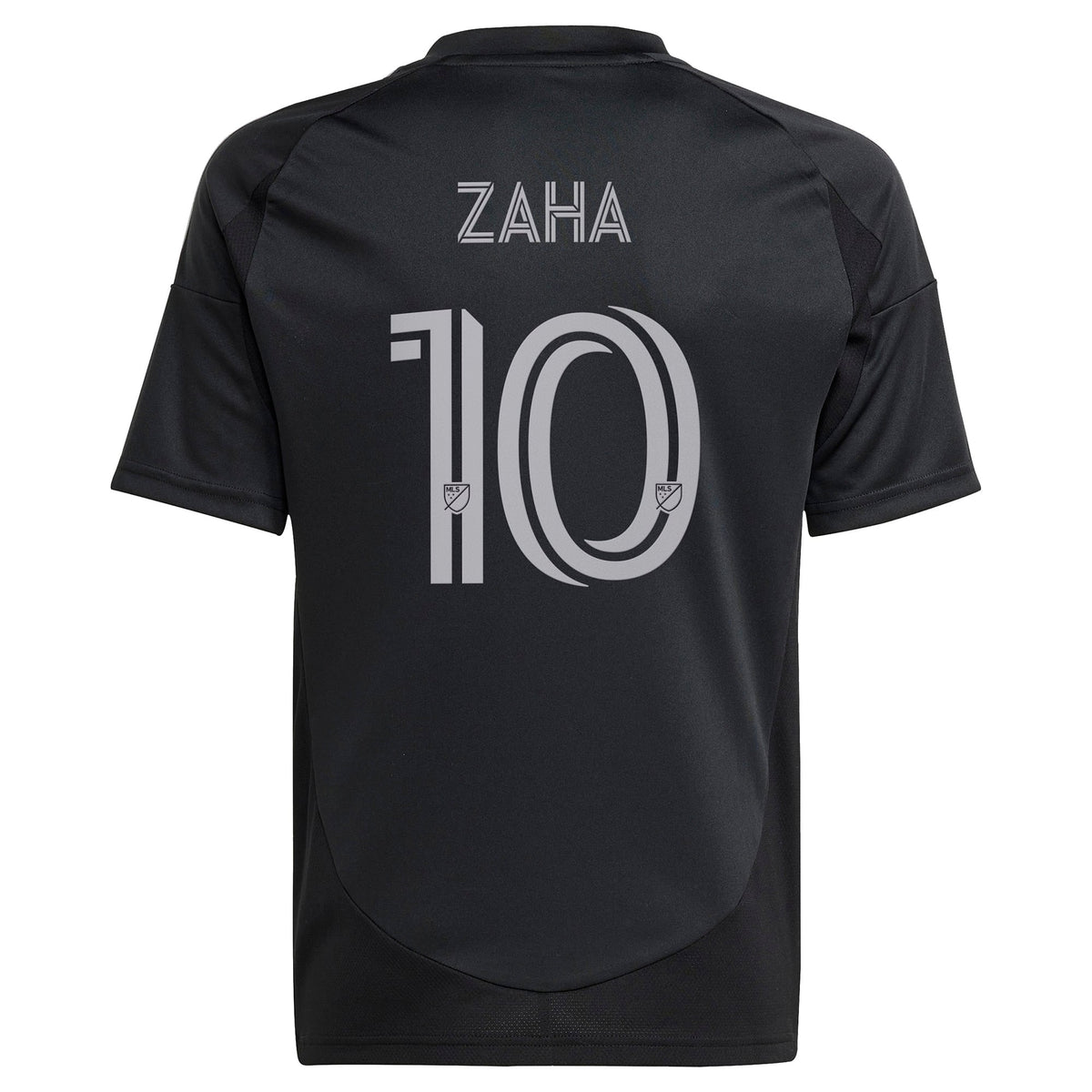 Youth Charlotte FC Wilfried Zaha Black 2025 Fortress Kit Replica Player Jersey