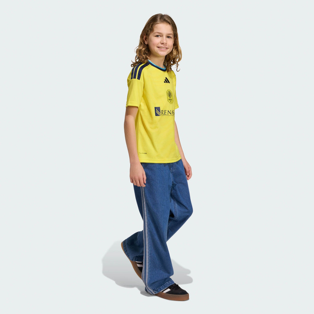 Youth Nashville SC Yellow 2026 The Reverb Kit Replica Jersey