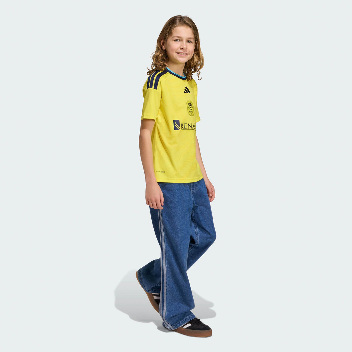 Youth Nashville SC Yellow 2026 The Reverb Kit Replica Jersey