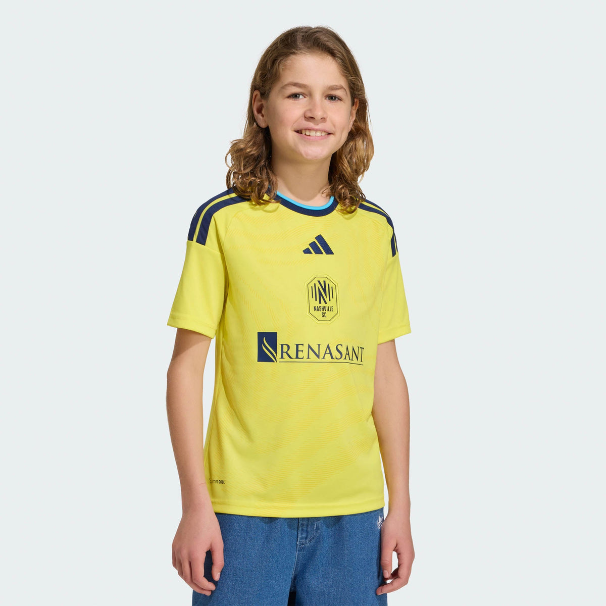 Youth Nashville SC Yellow 2026 The Reverb Kit Replica Jersey