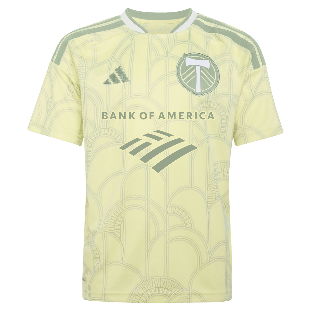 Youth Portland Timbers Yellow 2026 Civic Stadium Kit Replica Jersey